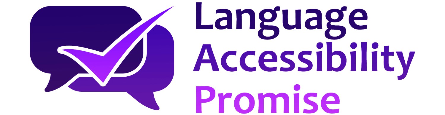 Language Accessibility Promise logo