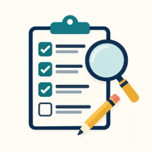 Clip art of a clipboard